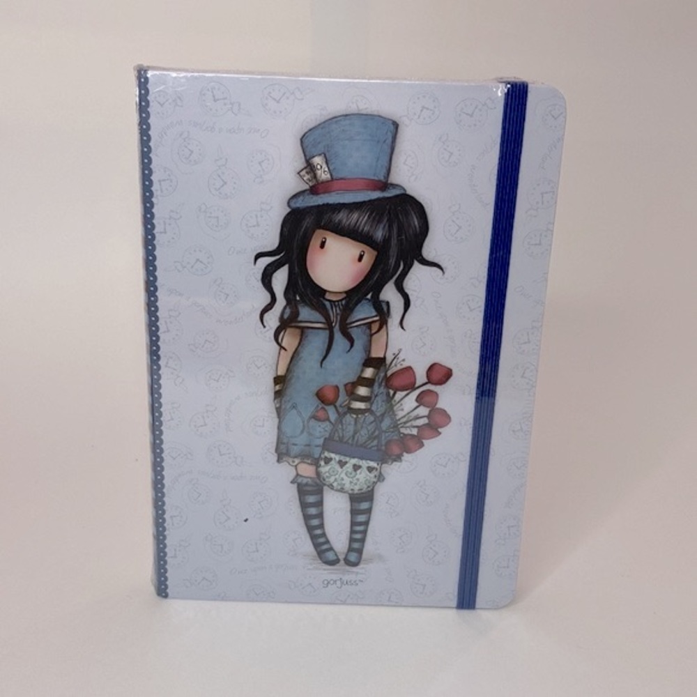 Gorjuss girl hardcover notebook with elastic band closure NWT! Great quality